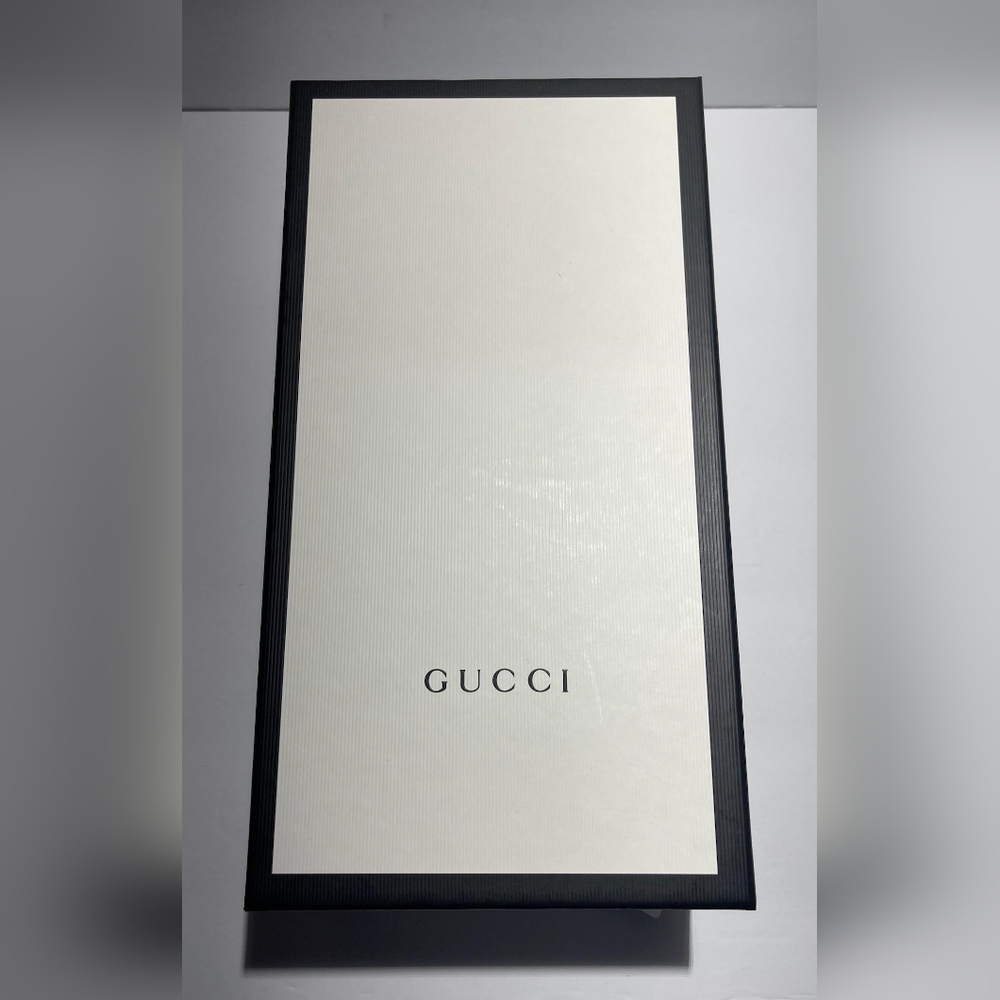 GUCCI GG Women's Matelasse Leather Espadrille Slide Sandal Black Size 37/7 - Picture 10 of 10